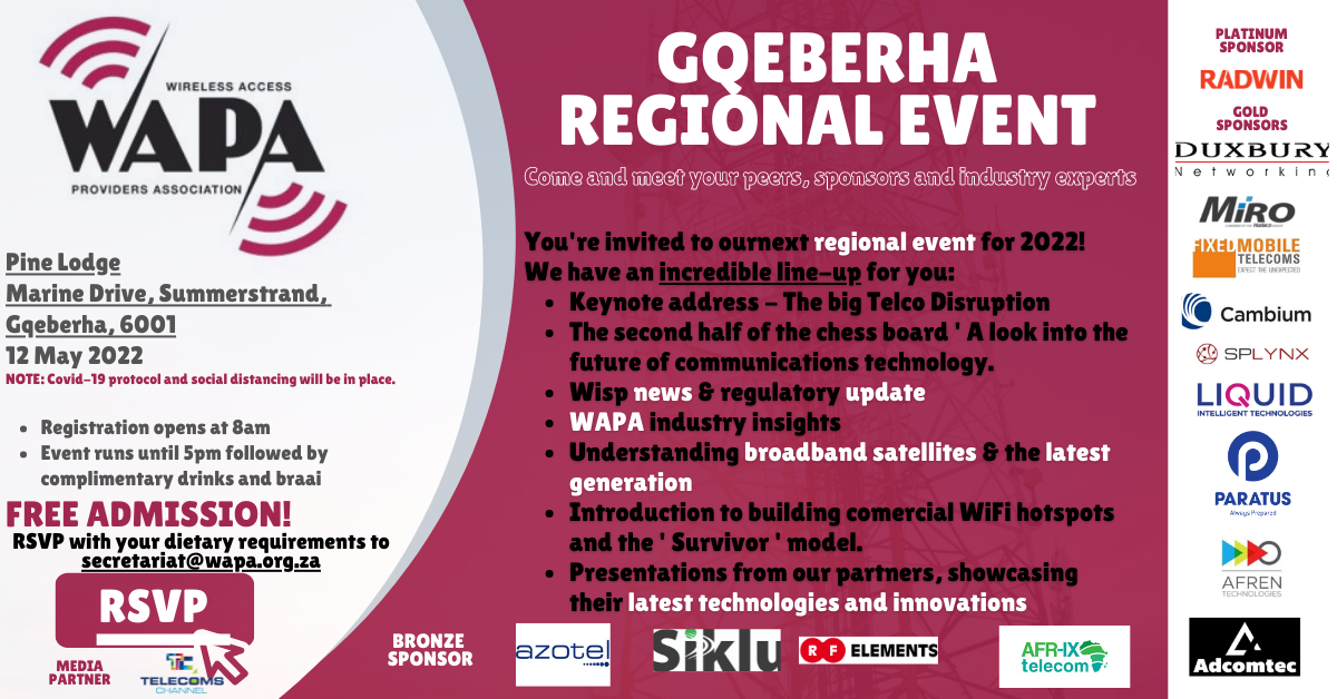 Gqeberha Regional Event