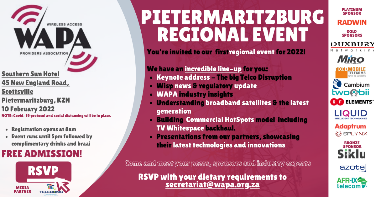 Pietermaritzburg Regional Event
